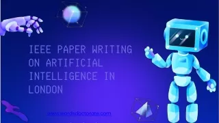 IEEE Paper Writing on Artificial Intelligence in London