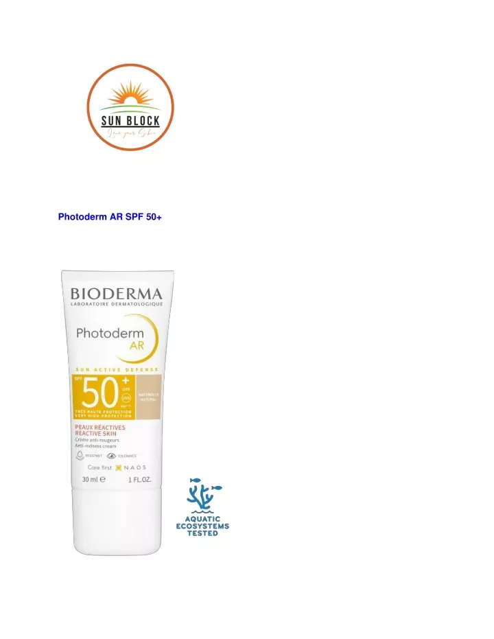 photoderm ar spf 50