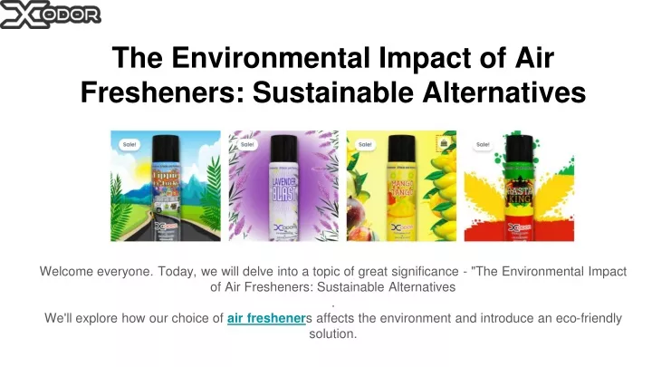 the environmental impact of air fresheners sustainable alternatives