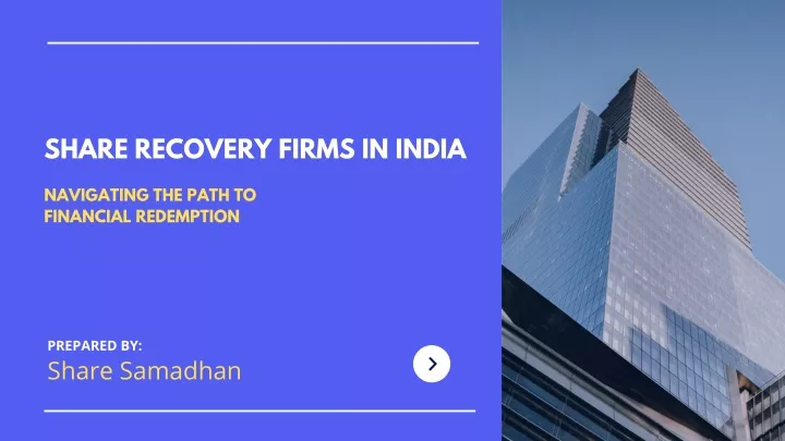 share recovery firms in india