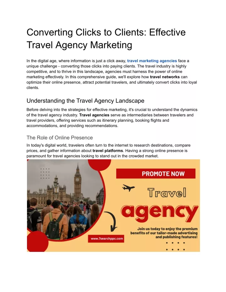 converting clicks to clients effective travel