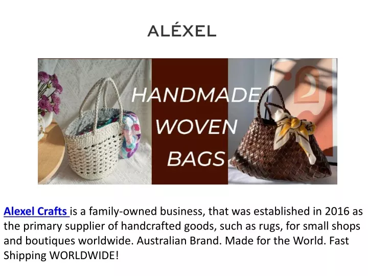 alexel crafts is a family owned business that