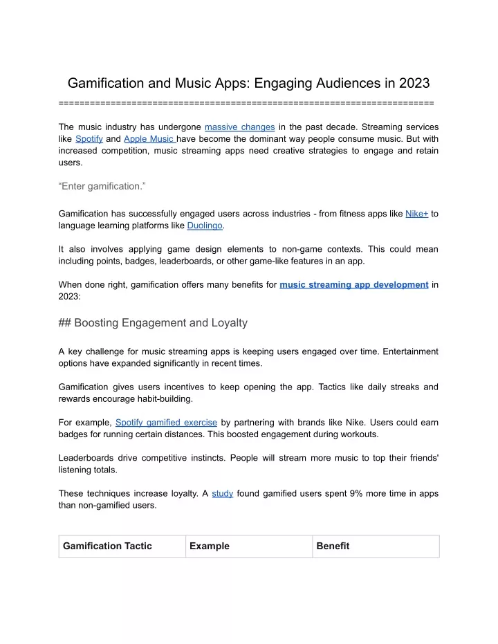 gamification and music apps engaging audiences