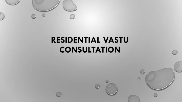 residential vastu consultation