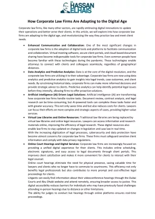 how corporate law firms are adapting