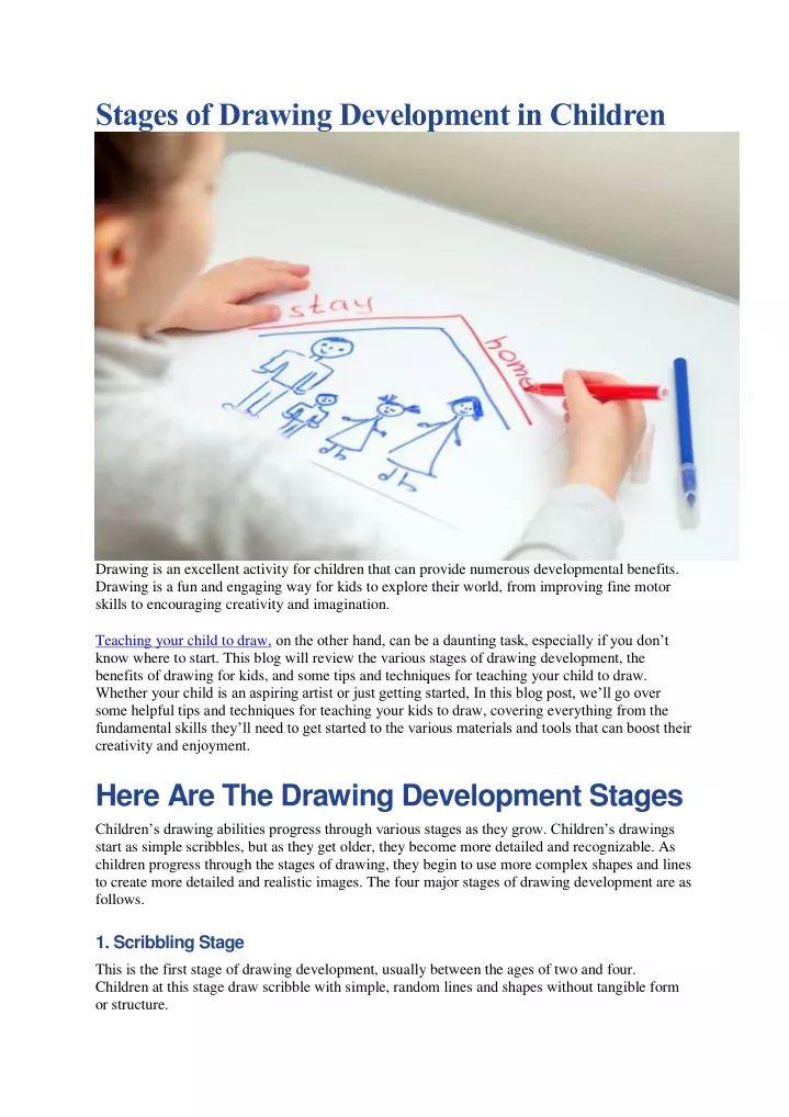 stages of drawing development in children