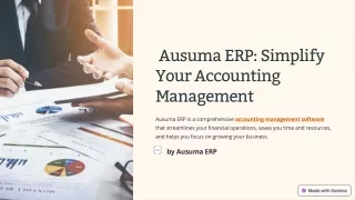 Accounting Management Software: Streamlining Financial Operations