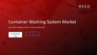 Container Washing System Market Detailed Analysis of Current Industry Trends