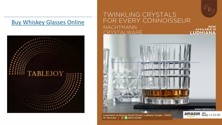 buy whiskey glasses online