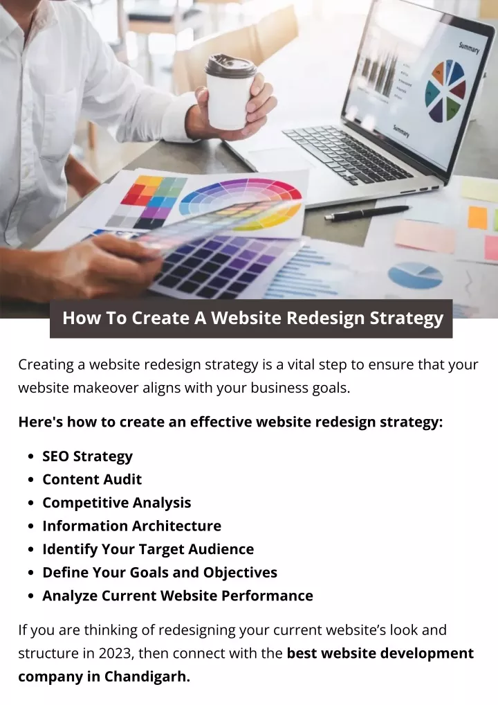 how to create a website redesign strategy