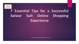 7 Essential Tips for a Successful Salwar Suit in Canada - Priyakcollections
