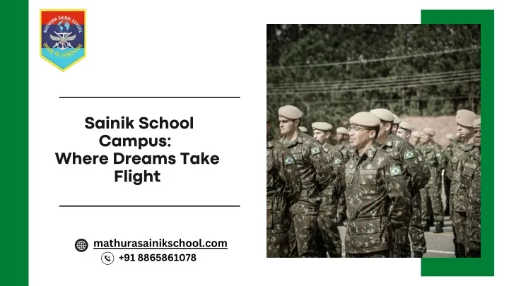 sainik school campus where dreams take flight