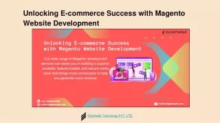 unlocking e commerce success with magento website development