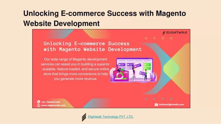 unlocking e commerce success with magento website development