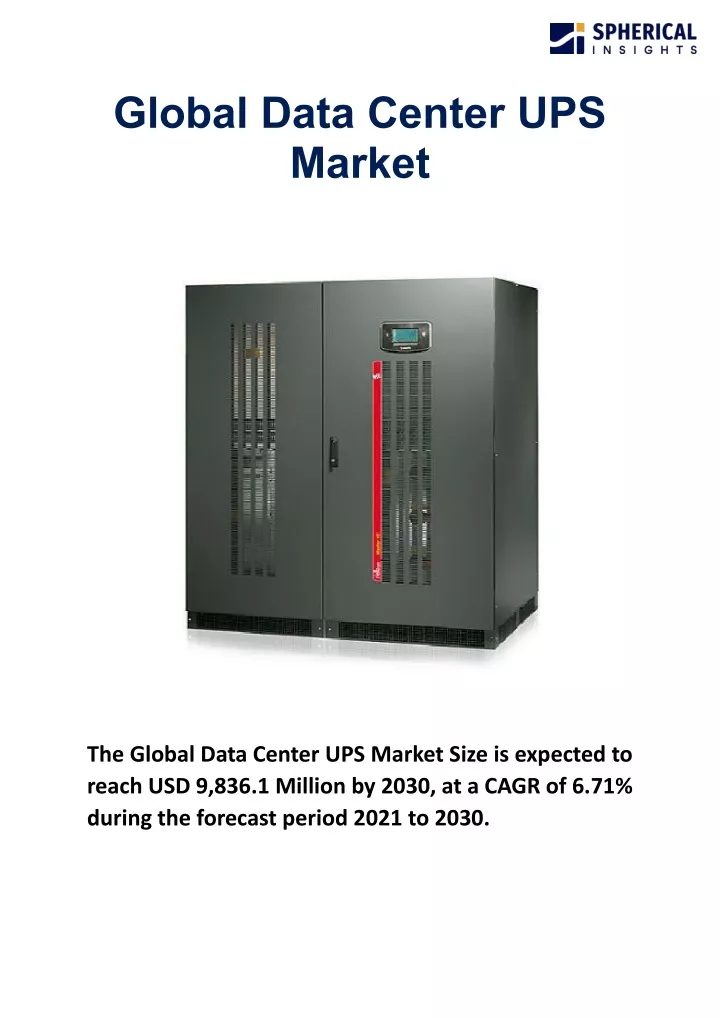global data center ups market