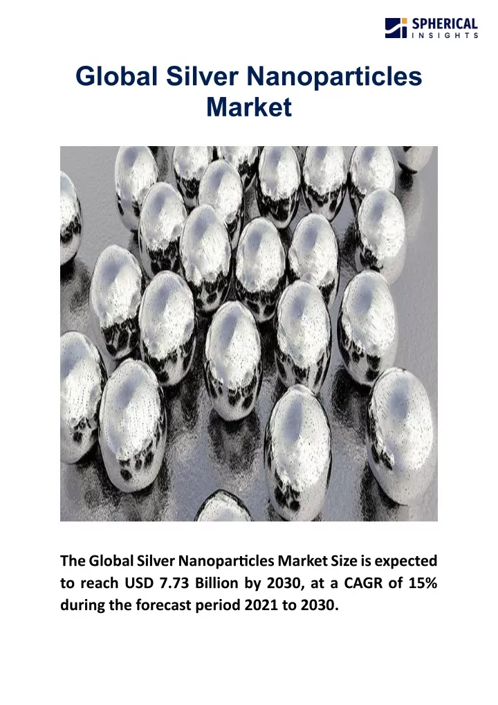 global silver nanoparticles market