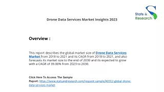 drone data services market insights 2023