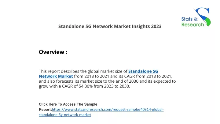 standalone 5g network market insights 2023