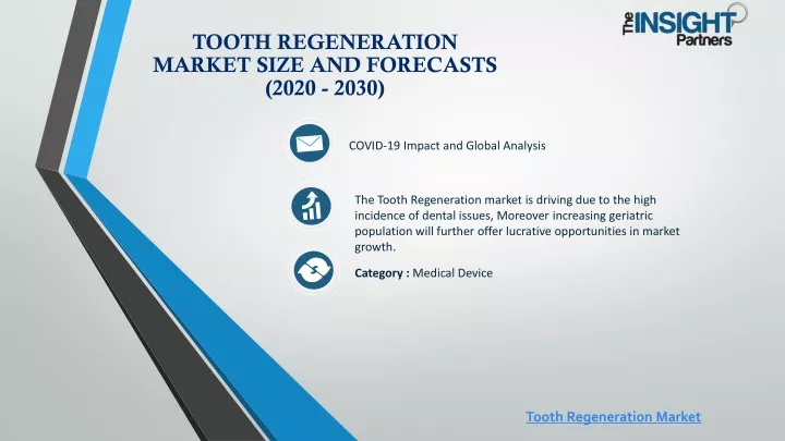 tooth regeneration market size and forecasts 2020