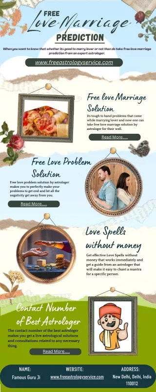 Free love marriage prediction - Second marriage life prediction