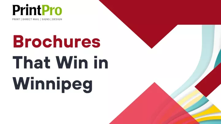 brochures that win in winnipeg