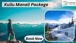 Kullu Manali Tour Package - Book Manali Packages at Best Price.
