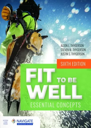 [READ DOWNLOAD] Fit to Be Well read