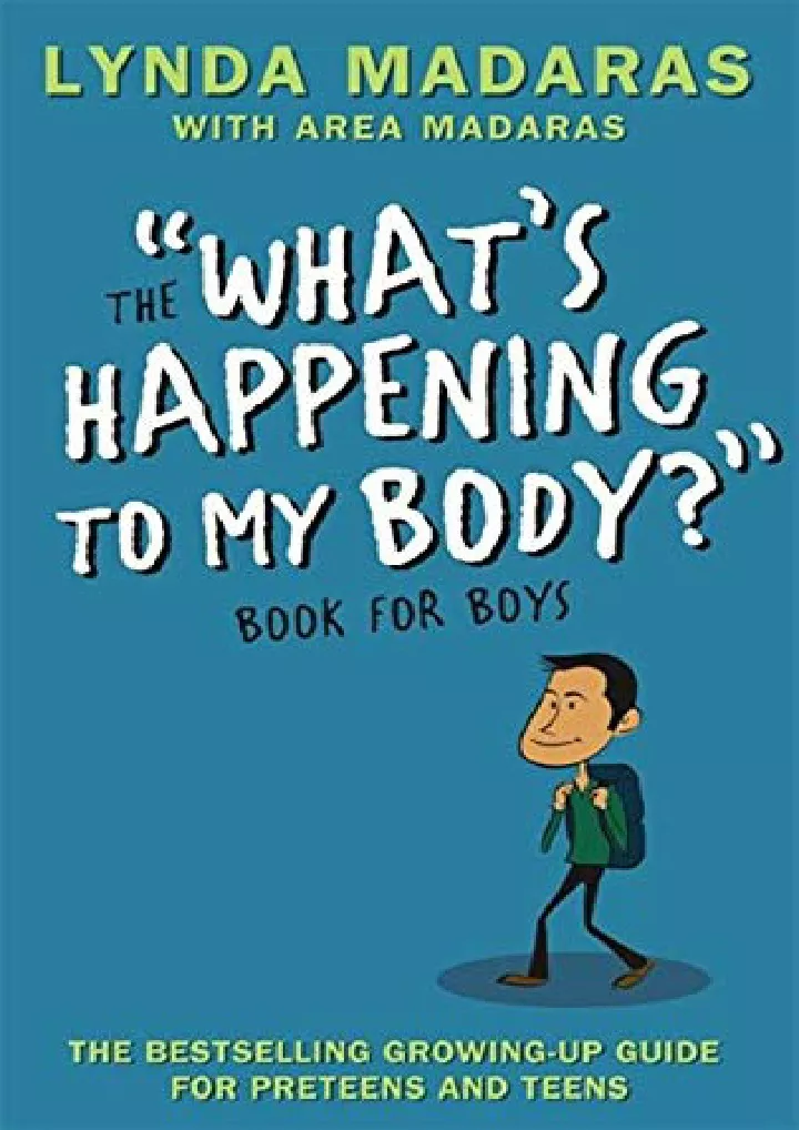 what s happening to my body book for boys revised