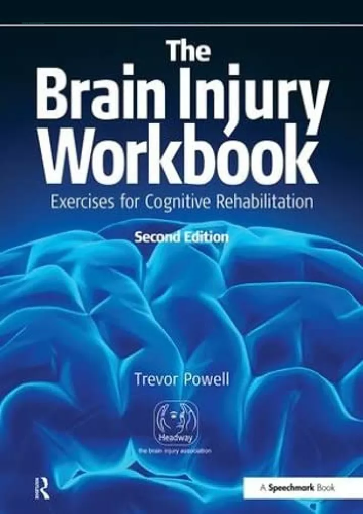 the brain injury workbook exercises for cognitive