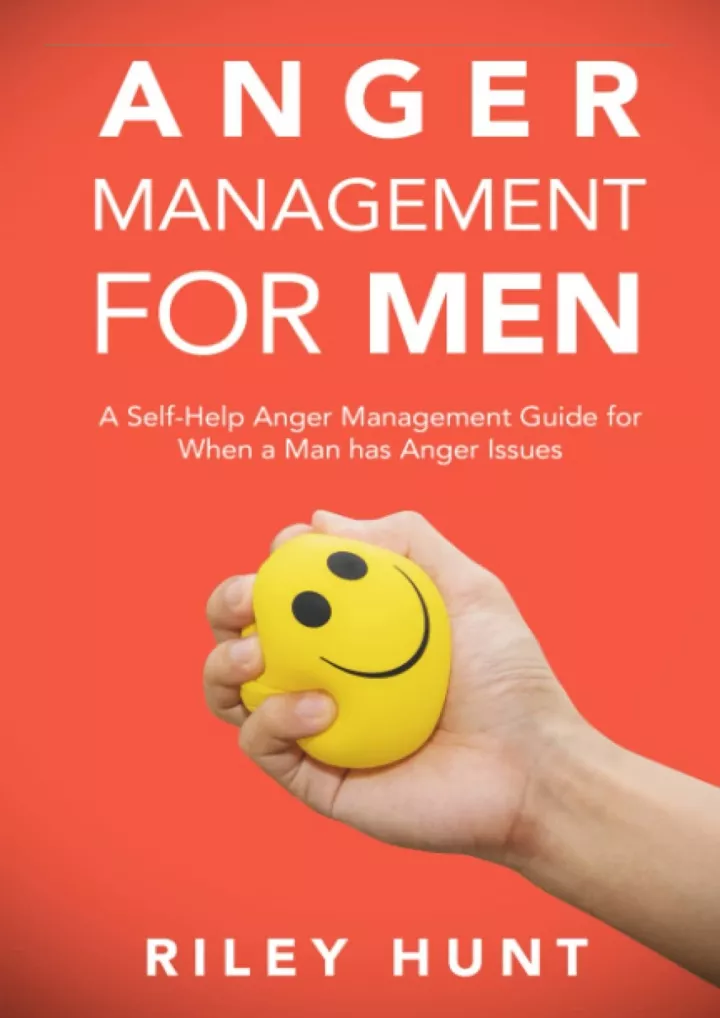 anger management for men a self help anger