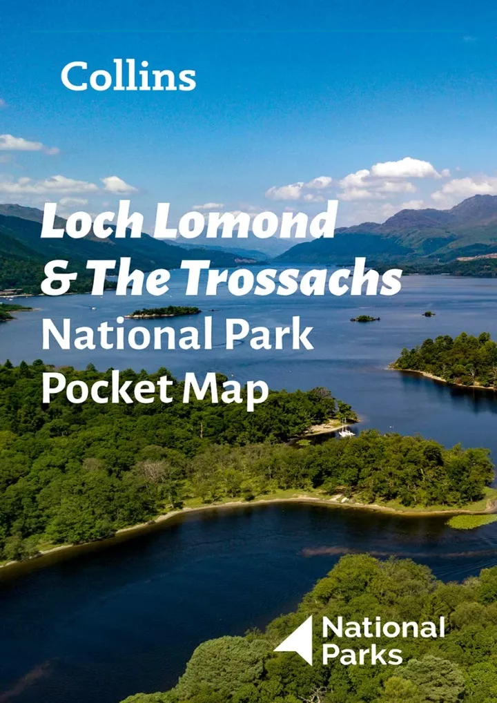 loch lomond national park pocket map the perfect