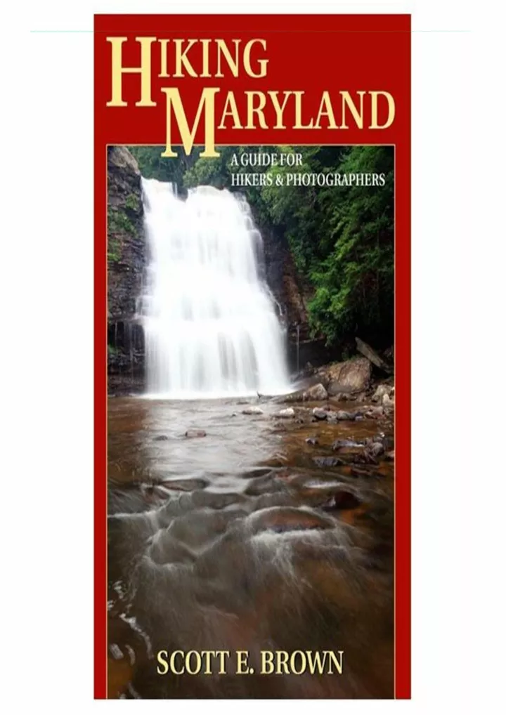 hiking maryland a guide for hikers photographers