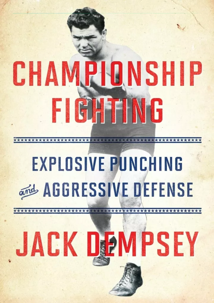 championship fighting explosive punching