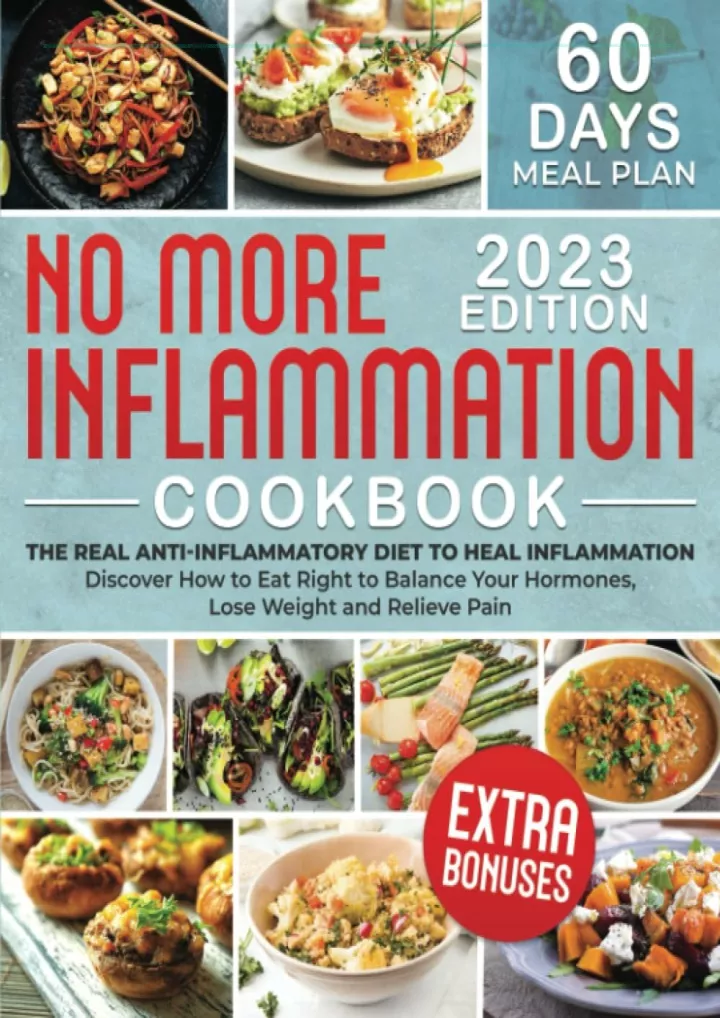 no more inflammation cookbook the real anti