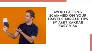 avoid getting scammed on your travels abroad tips