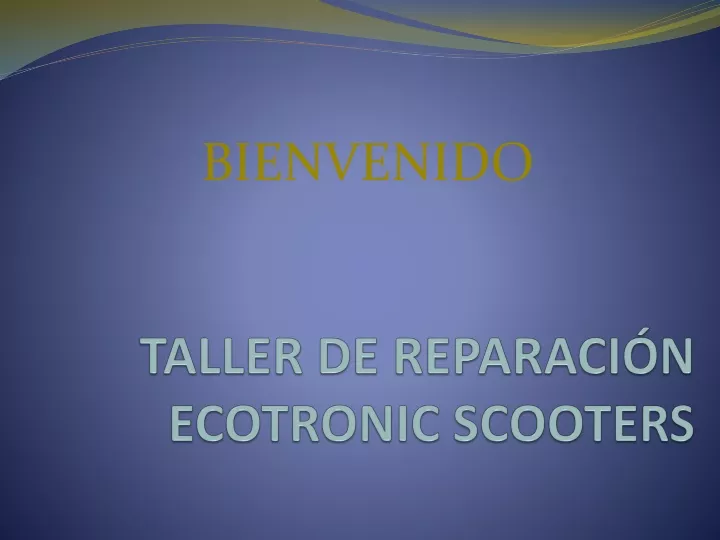 taller de reparaci n ecotronic scooters
