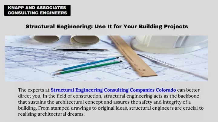 structural engineering use it for your building