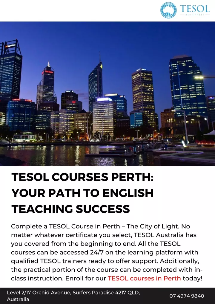 tesol courses perth your path to english teaching