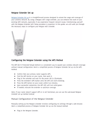 Netgear Extender Set up (4)