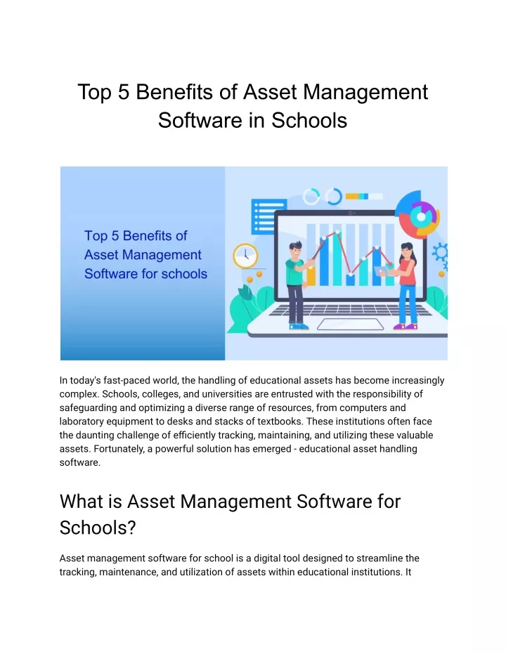 top 5 benefits of asset management software