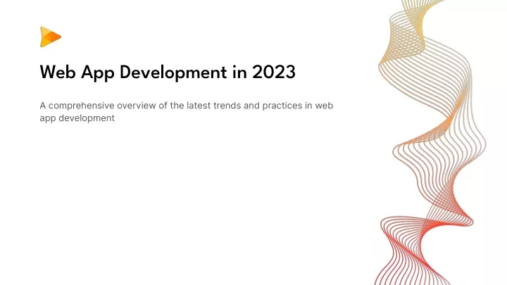 web app development in 2023