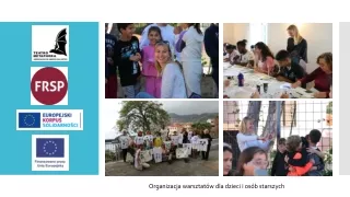 organizacja warsztat w dla dzieci i os b starszych