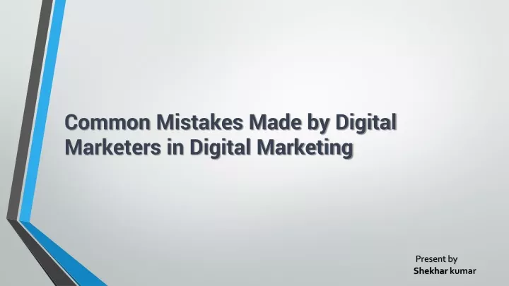 common mistakes made by digital marketers