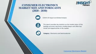 consumer electronics market size and forecasts