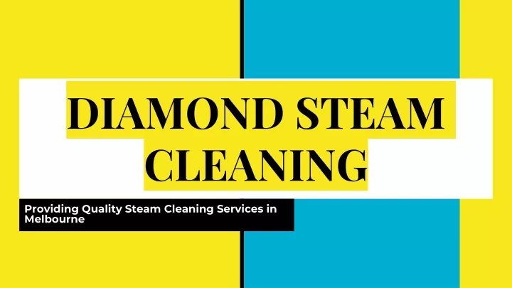 diamond steam cleaning