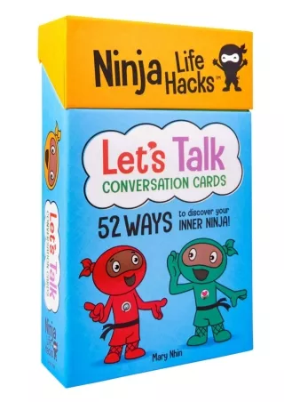 Read ebook [PDF] Ninja Life Hacks: Let's Talk Conversation Cards: (Children's Daily Activities