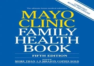 PDF Mayo Clinic Family Health Book, 5th Ed: Completely Revised and Updated