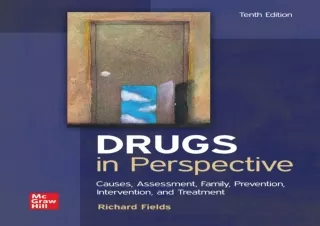 DOWNLOAD PDF Loose Leaf for Drugs in Perspective: Causes, Assessment, Family, Pr