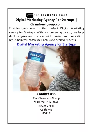 Digital Marketing Agency For Startups | Chambersgroup.com
