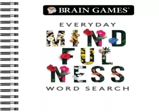 EPUB Brain Games - Everyday Mindfulness Word Search (White)